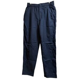 Alex Mill Dark Navy Stretch Waist Straight Leg Pants - Size Medium